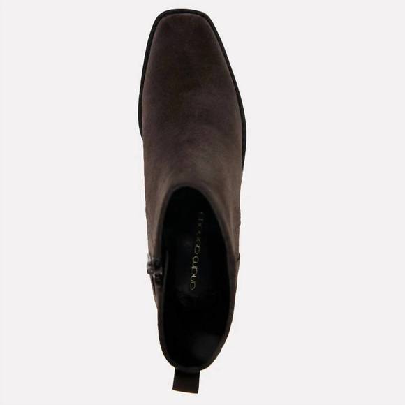 NEW ANDRE ASSOUS milla suede boots in chocolate - Picture 3 of 4